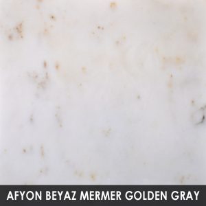 Afyon Beyaz Mermer Golden Gray